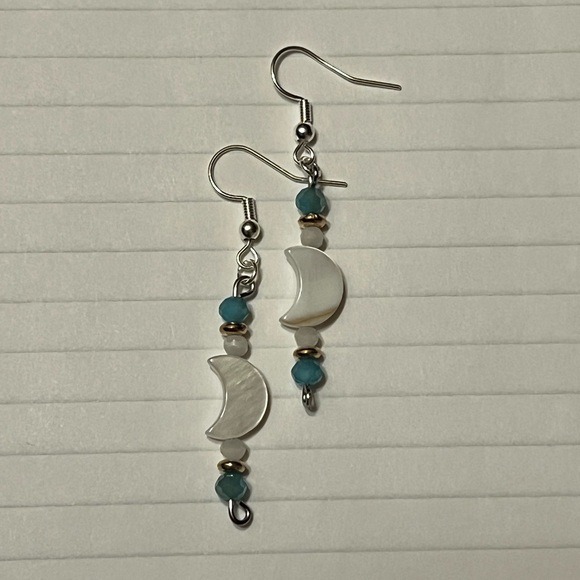 Jewelry - Handmade Half Moon Earrings